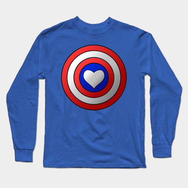 Shield My Heart Long Sleeve T-Shirt by Maeden